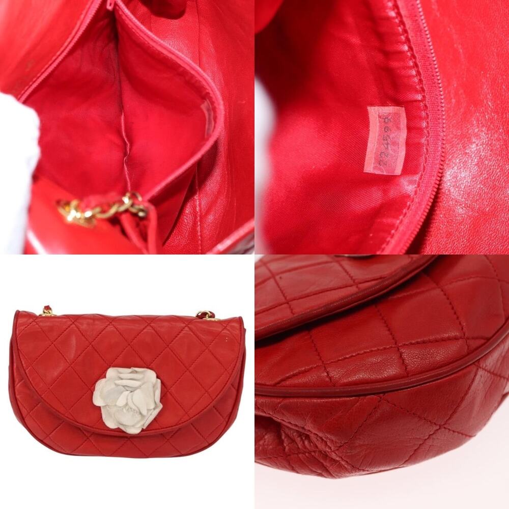 Chanel Matelasse Camellia Chain Shoulder Bag - Picture 5 of 8